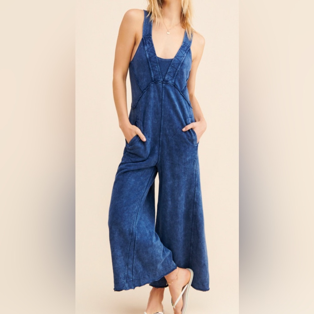 Blue Denim Jumpsuit